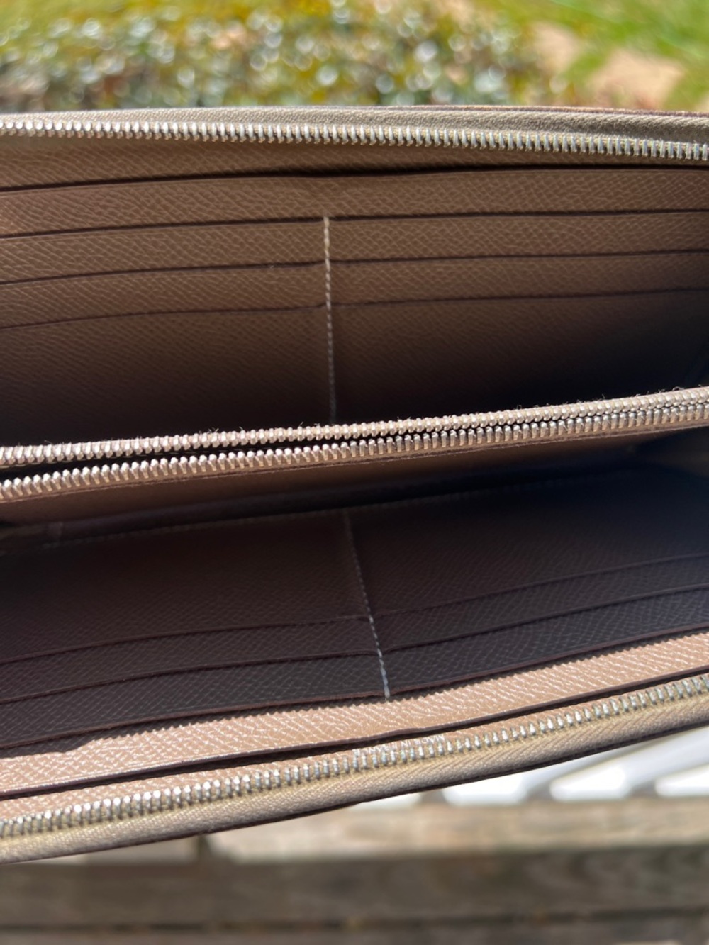 Hermès Vintage Zip-Around Long Wallet (Circa early 2000s)  Collector piece - Picture 5 of 17